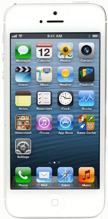 Смартфон Apple iPhone 5 64Gb White & Silver - Шарыпово