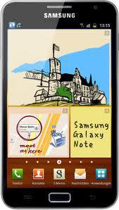 Смартфон Samsung Galaxy Note GT-N7000 Blue - Шарыпово